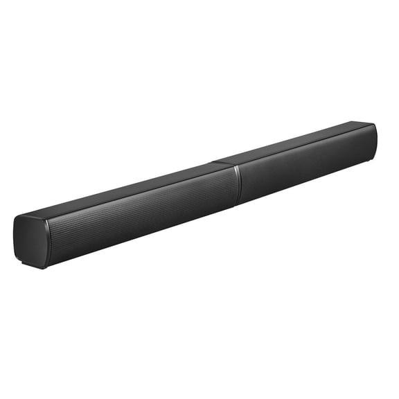 Smart TV Sound Bar 2.0 Channel 32 Inch Detachable 2 in 1 Speaker with Bluetooth HDMI AUX USB 80W Surround Sound System Remote Control for Home Theater