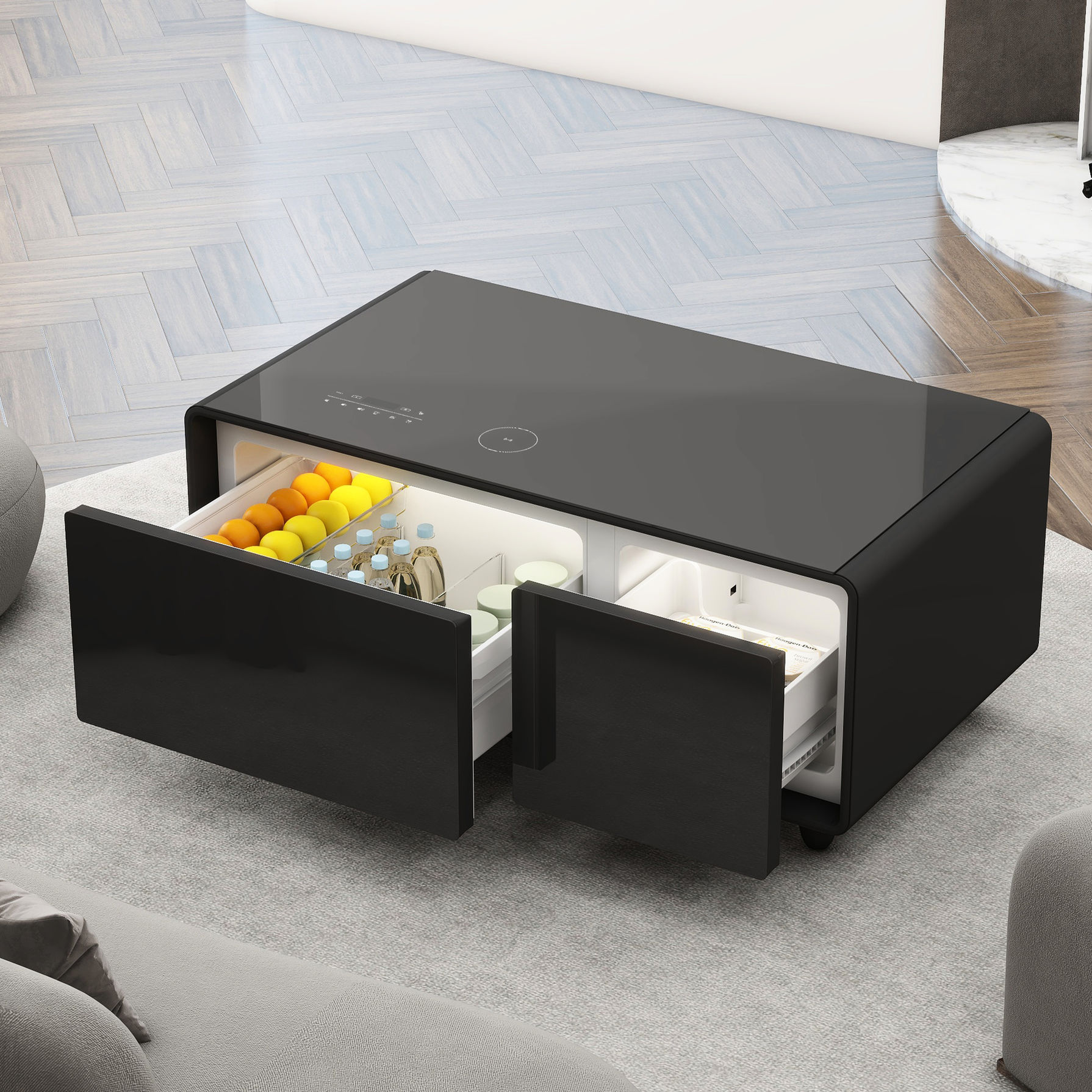 Smart Table with Bluetooth & Charging / For Relaxing at Home ...