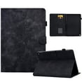 thumbnail image 1 of Smart Tablet Case for Kindle Fire HD8/HD8 Plus 12th 10th Gen 2022/2020 Book Style Flip Folio Cover, Flower Pattern Luxury PU Leather Kickstand Magnetic Clasp Auto Sleep/Wake Shockproof Case,Black, 1 of 6