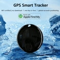 thumbnail image 1 of Smart Tag，Bluetooth GPS Tracker Work with Apple Find My (iOS only)，Key Finder,Anti Lost,black, 1 of 3