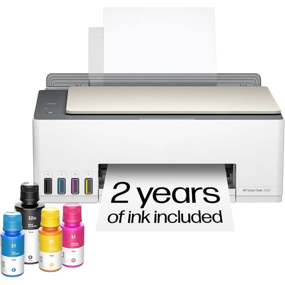 Smart Tank 5000 Wireless All-in-One Ink Tank Printer, Scanner, Copier ...