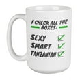 thumbnail image 1 of Smart Tanzanian, Tanzania East Africa African Themed Coffee & Tea Gift Mug (15oz), 1 of 3