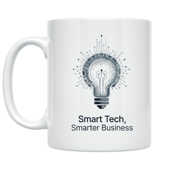 Smart Tech, Smarter Business - Tech Enthusiast - 11 oz Ceramic Coffee Mug