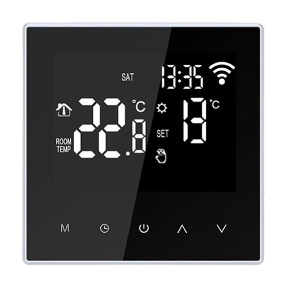 Smart Temperature Controller Gas Boiler Room Floor Heating Wifi Thermostat Works