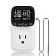 thumbnail image 1 of Smart Temperature Controller Thermostat Timer - Plug-in Temperature Controlled Outlet Heating Cooling Control Timer 110V 15A - Perfect for Home Brewing, Reptiles, and More, 1 of 5