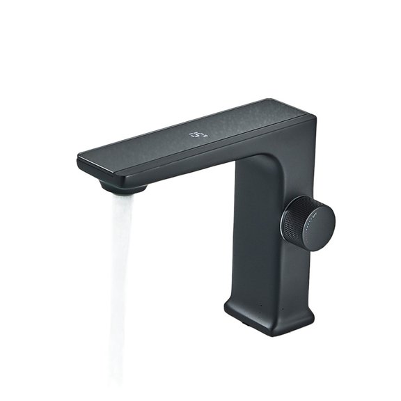 Smart Temperature Display Basin Faucet With Sensing Function LCD Digital Screen Sink Tap, Cold And Hot Mixer Bathroom Crane - Modern Design