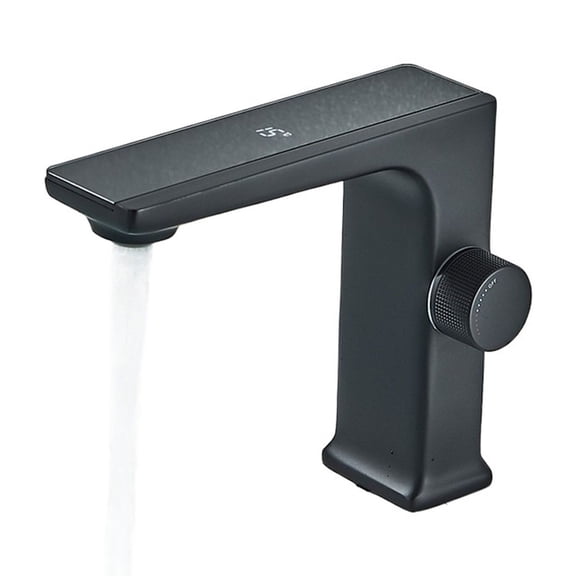 Smart Temperature Display Basin Faucet With Sensing Function LCD Digital Screen Sink Tap, Cold And Hot Mixer Bathroom Crane - Modern Design