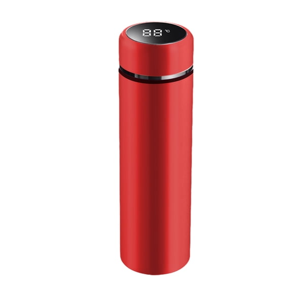 Smart Temperature Display Cup,Stainless Steel Vacuum Insulated Mug,LED Screen Heat Cold Sensing Bottle Cup,Leak Proof Portable Travel Drink Tumbler,Long Lasting Temperature Control Beverage Cup