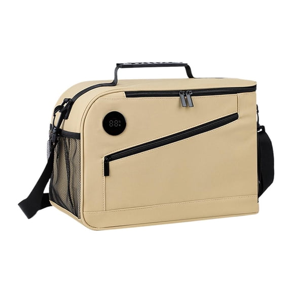 Smart Temperature Display Lunch Bag Triple Insulation Leak Proof Cooler Tote For Meal Prep Picnic Grocery