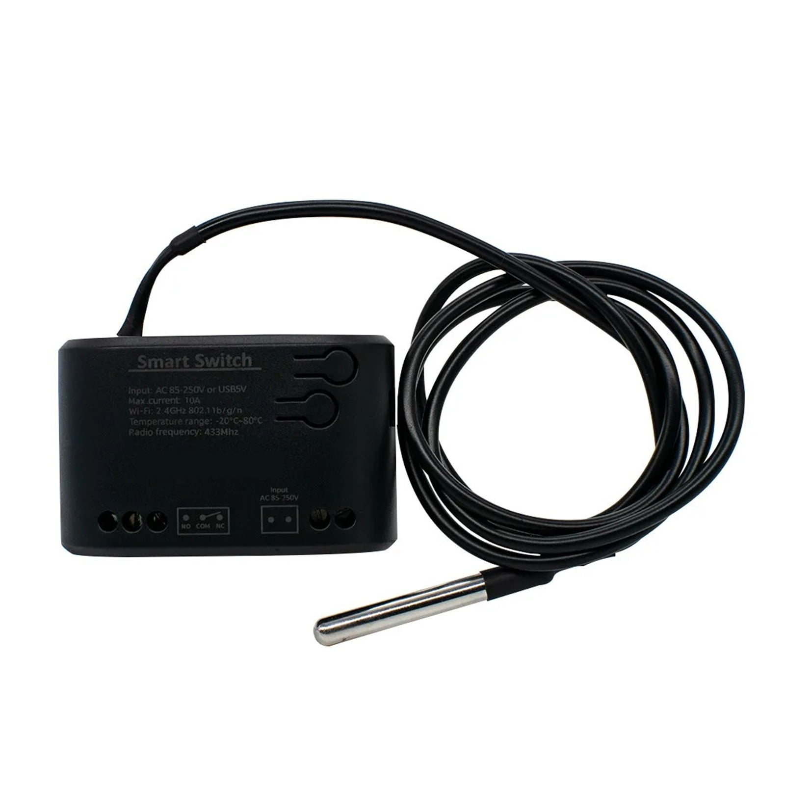 Smart Temperature Switch 85-250V Passive Dry Contact WiFi Temperature Monitoring Thermostat Sensor ,High Compatibility