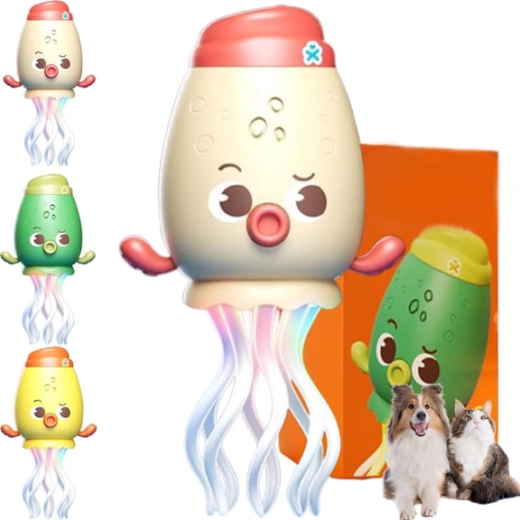 Smart Tentacle Explorer, Wiggly Wonder Octopus, Dancing Squid Toy, Playful Dancing Octopus Toy, Crawling Dancing Obstacle Sensor Toys with Lights & Music Sensor for Indoor Play (Green)
