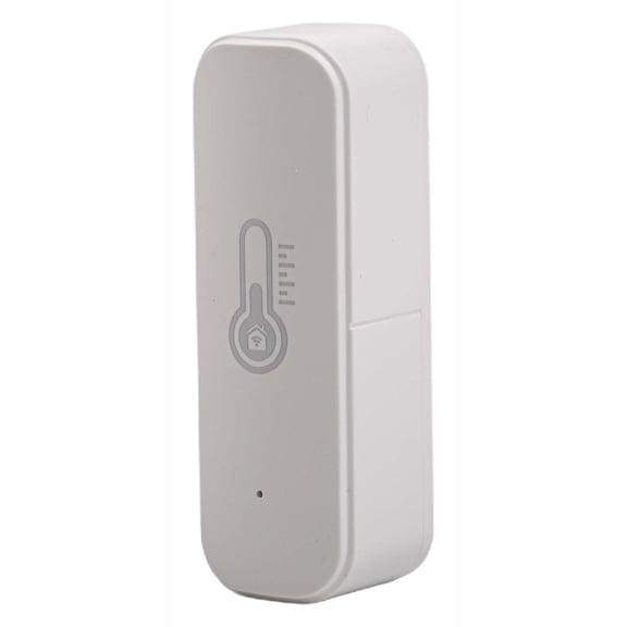 Smart Thermo-Hygrometer With 4.3 Inch Display, App Control And Remote Monitoring, Supports Up To 10 Sensors For Home Greenhouse Humidor, White(Sensor)