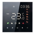 thumbnail image 1 of Smart Thermostat 3A Digital Programmable LCD Display Touchscreen Underfloor Heating Temperature Controller Digital Intelligent Wall Thermostat for Water Heating, 1 of 9