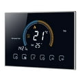 Smart Thermostat Black For Boiler Heating Programmable Thermostat Controller