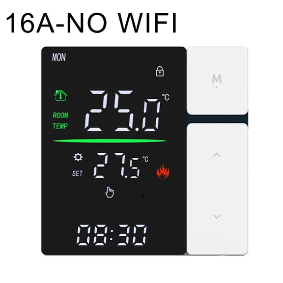 Smart Thermostat Control Panel: Energy-Saving & Programmable Heating Solution!