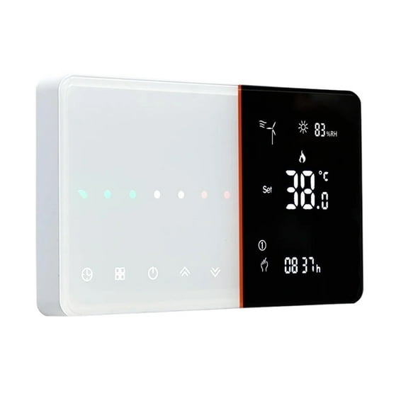 Smart Thermostat For Gas Boiler, Heating Room Wired Temperature Regulator Controller Home Backlight Touch Screen ,Easy to Install