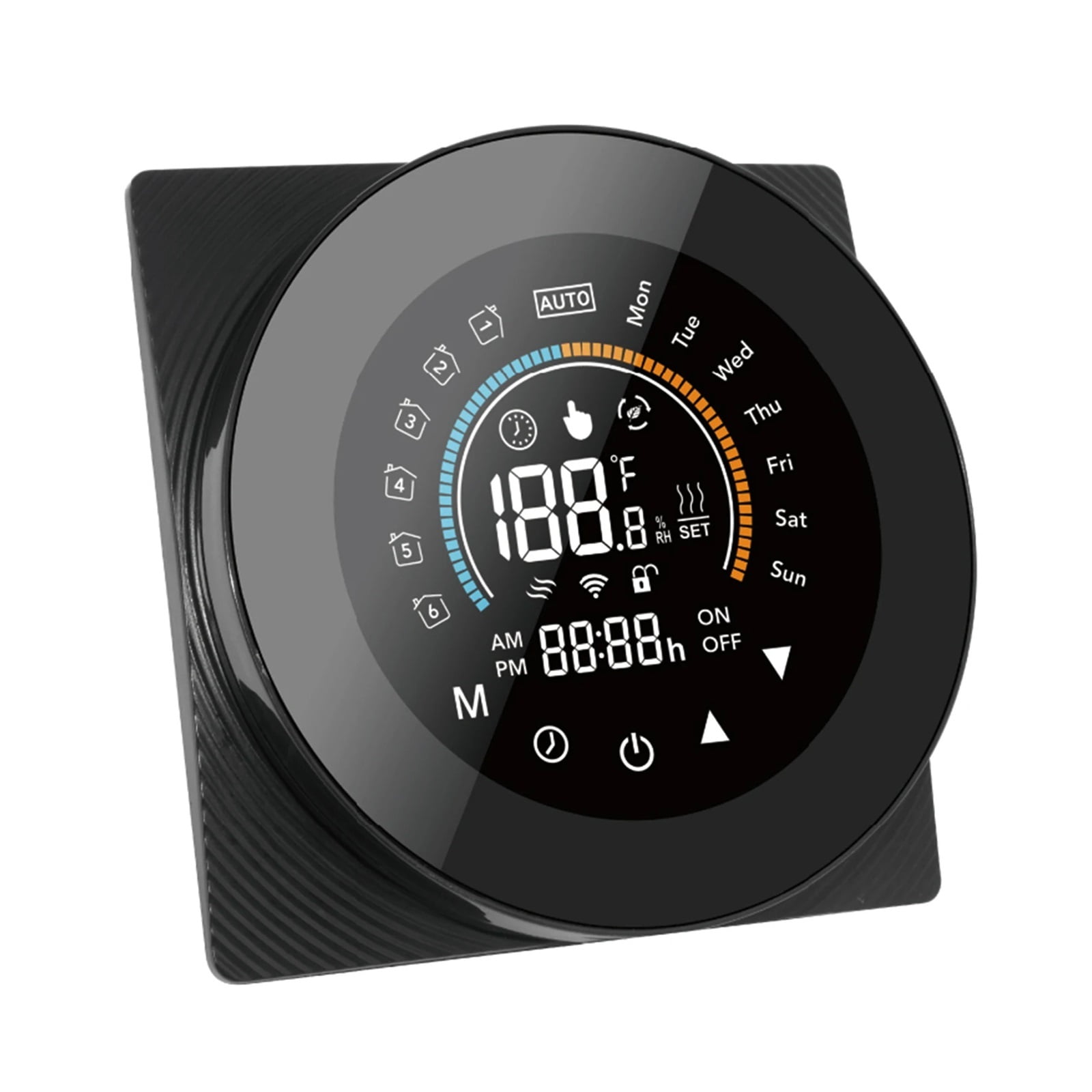 Smart Thermostat For Water/Gas Boiler Digital Temperature Controller Large LCD Display Touch Button Voice Control ,Easy Installation