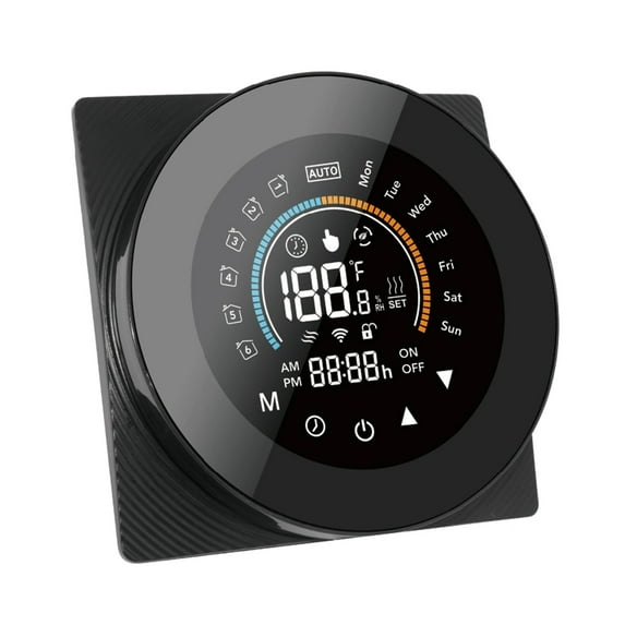 Smart Thermostat For Water/Gas Boiler Digital Temperature Controller Large LCD Display Touch Button Voice Control ,Temperature calibrating