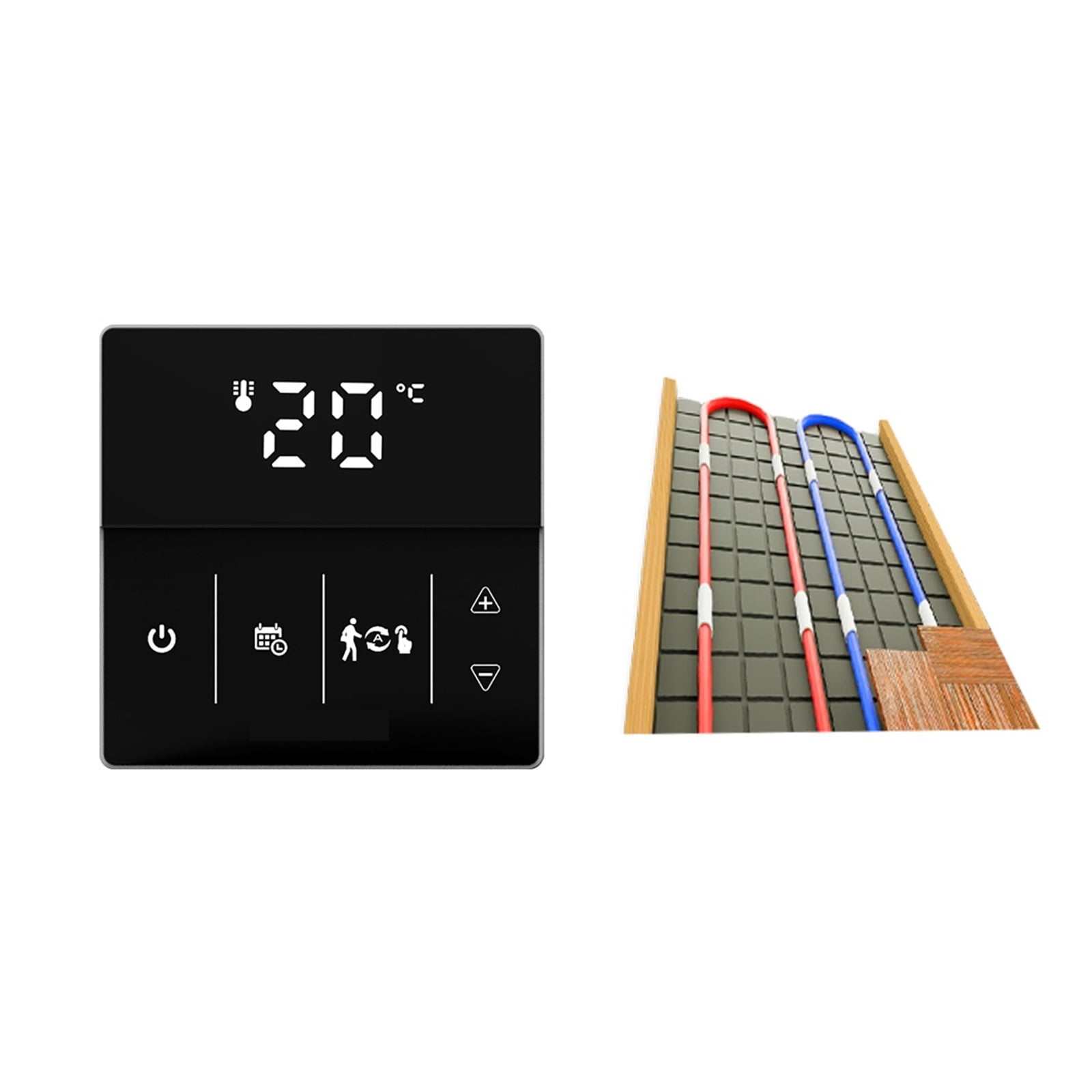 Smart Thermostat Gas Boiler Water Electric Floor Heating Controller Logo Color Adjustable Tuya Smart App Control ,Trusted and Reliable