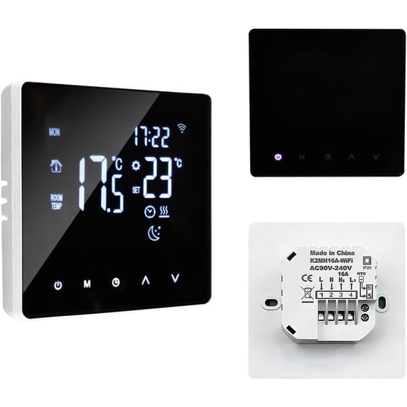 Smart Thermostat K2MH16A-WiFi, Electric Floor Heating, White