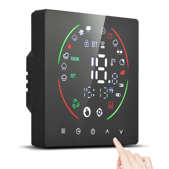 Smart Thermostat,Lcd Display Wall Water Temperature Lcd 3a Water Temperature