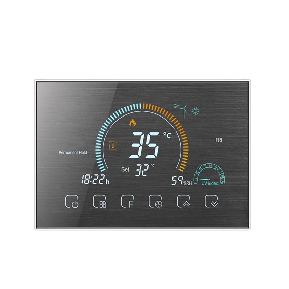 Smart Thermostat, Programmable Via WiFi, Up To 3500W for Hydro Floor Heating Gas Boiler Temperature Controller ,Save Energy