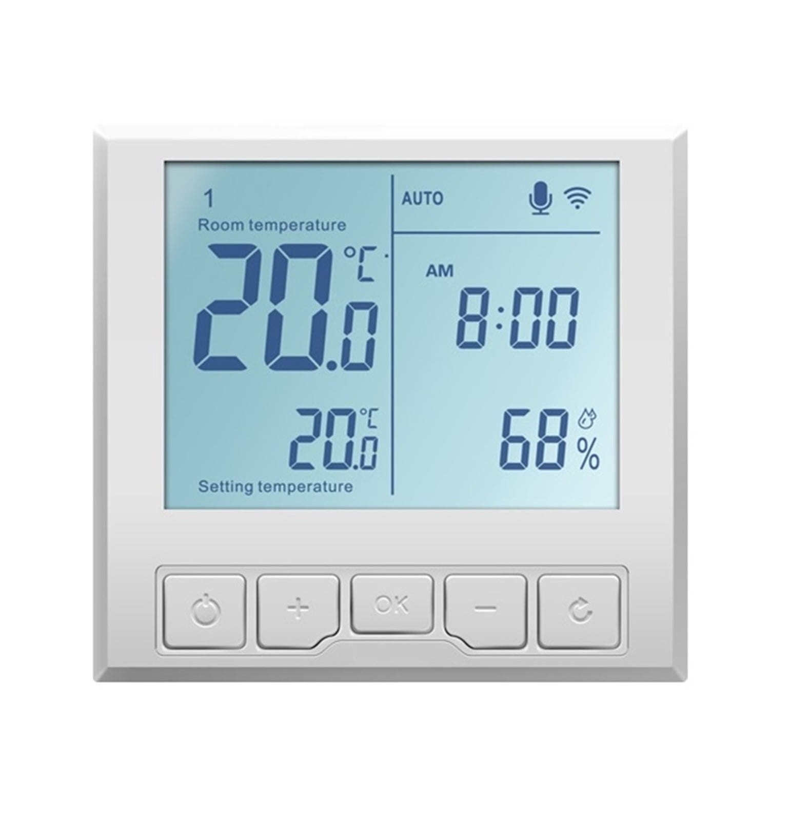 Smart Thermostat Temperature Controller For Gas Boiler Electric Underfloor Heating Humidity Display ,Easy Installation