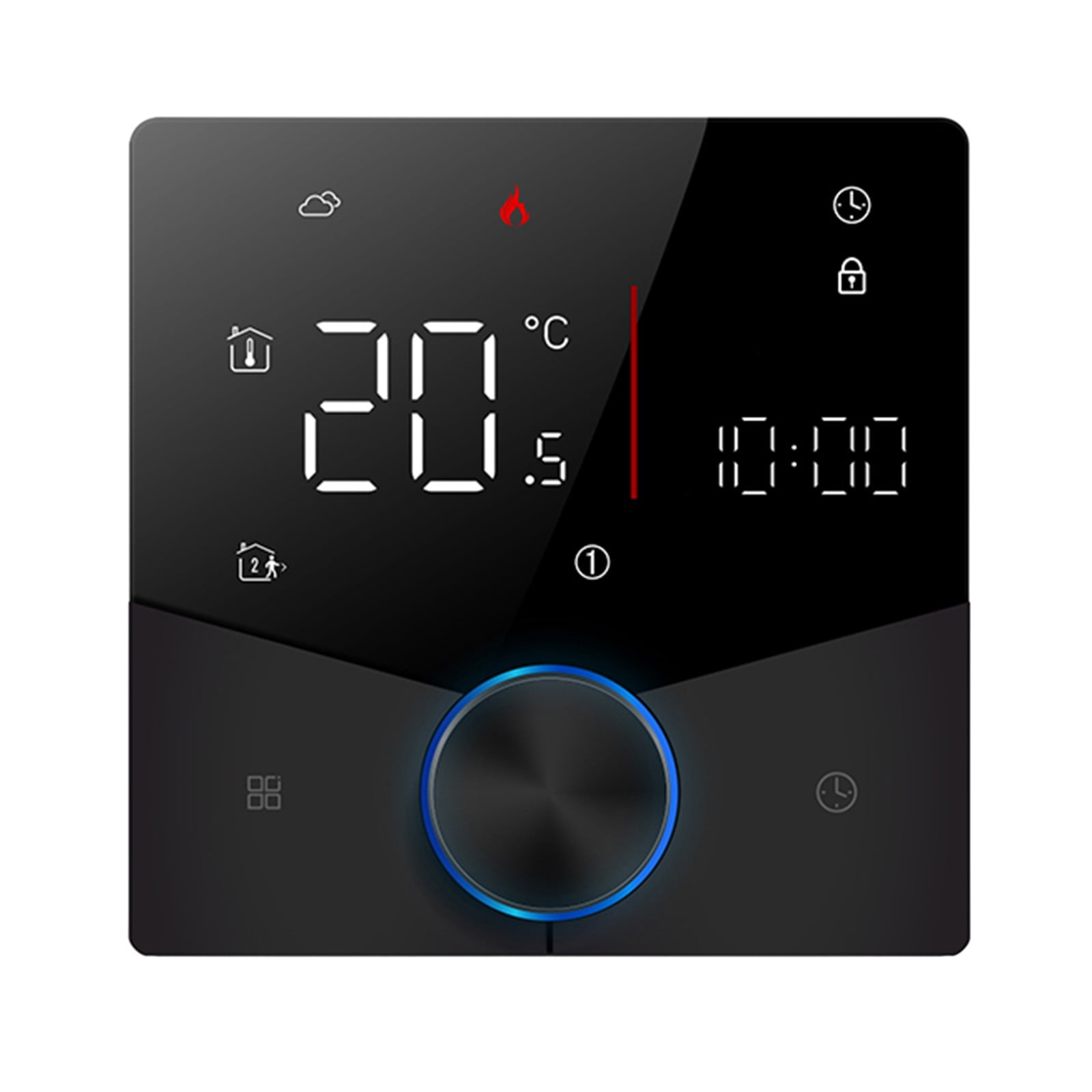 Smart Thermostat with Power Off Protection and Voice Control