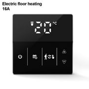 Smart Thermostat with Touch Screen WiFi Remote App/Voice Temperature Controller, Black 16A, Temperature Controller, WiFi Thermostat