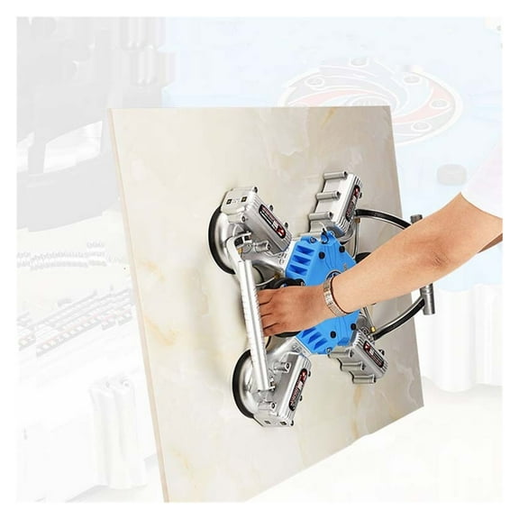 Smart Tile Tiling Machine Tile Vibrator 8 Speed Automatic Off Big Tile Professional Countertop Installation Tool For Granite, Stone, Marble, Slab ,Strong Suction Force