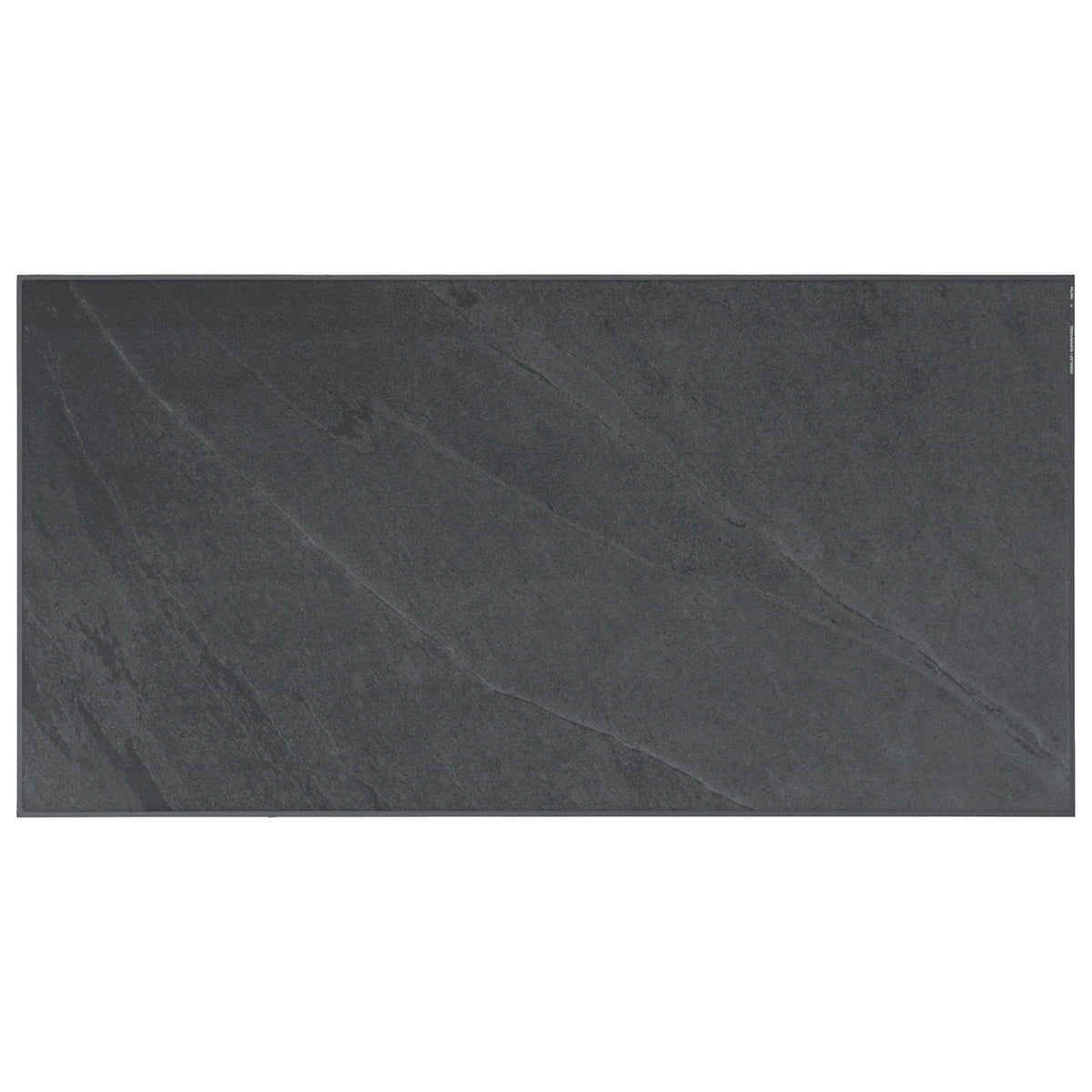 Smart Tiles Peel and Stick Backsplash, 5 Adhesive Tiles, Blok Black/Grey, 22.56"x11.58"