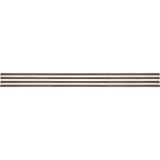Smart Tiles - Adhesive Peel and Stick Tile Trim, Brown - 4-Pack 18" x 0.27"