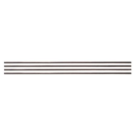 Smart Tiles - Adhesive Peel and Stick Tile Trim, Dark Gray - 4-Pack 18" x 0.27"