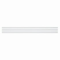 Smart Tiles - Adhesive Peel and Stick Tile Trim, Light Gray - 4-Pack 18" x 0.27"