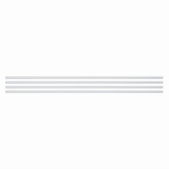 Smart Tiles - Adhesive Peel and Stick Tile Trim, Light Gray - 4-Pack 18" x 0.27"