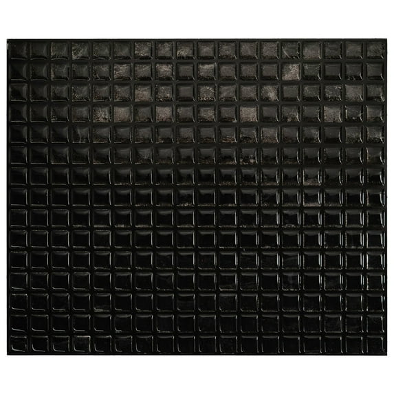 Smart Tiles Peel and Stick Backsplash, 5 Adhesive Tiles, Minimo Black, 11.55"x9.64"