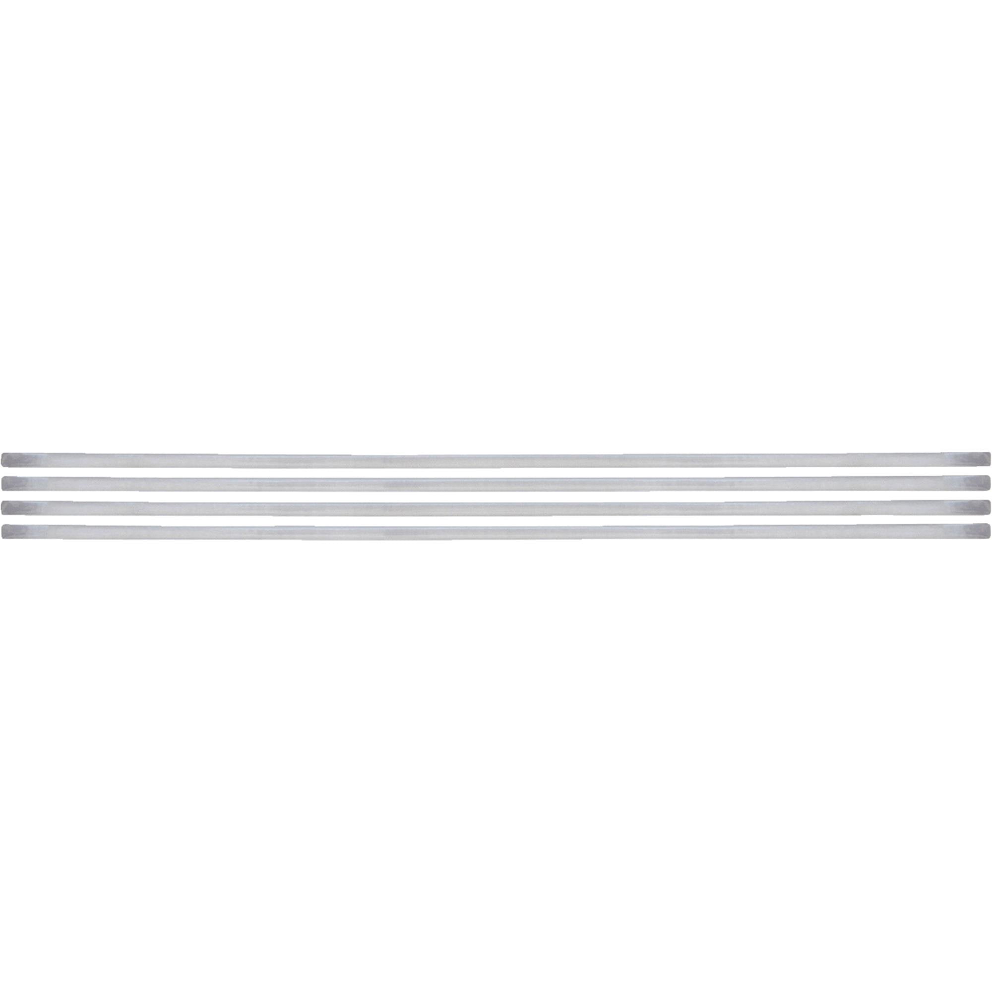Silver Peel and Stick Gel Backsplash Tile Edge Set