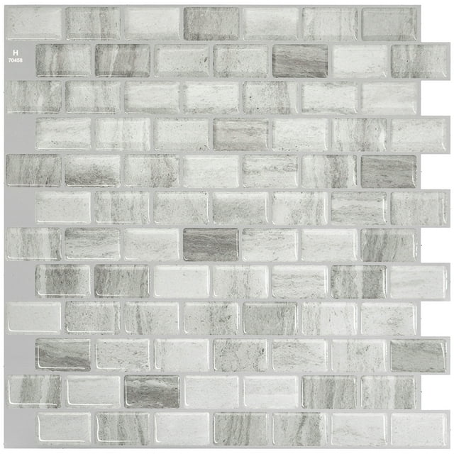 Smart Tiles Peel and Stick Backsplash Tiles Premium 3D Kitchen and
