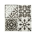 thumbnail image 1 of Smart Tiles - 3D Adhesive Peel and Stick Backsplash Tile, Gray - 5-Pack 9" x 9", 1 of 6