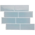 Smart Tiles - Self-Sticky Adhesive Backsplash Tiles - 3D Subway Wall ...