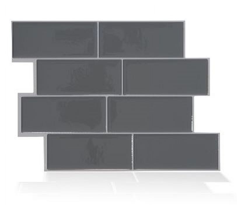 Smart Tiles SM10644 Pack Mosaic Tile RV Backsplash Metro Grigio