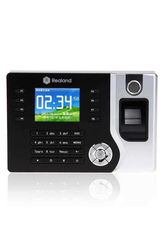 Smart Time Clock A-C071 Fingerprint Attendance Machine P2P Wide Area Network Attendance Machine Time Clocks For Employees Small Business