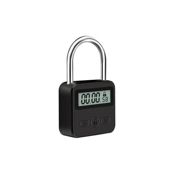Smart Timing Padlock LCD Display USB Rechargeable Anti Addiction Electronic Lock ,Easy DIY Installation