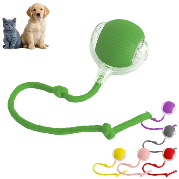 Smart Tiny Fetch Dog Toy, Interactive Cat Toys Ball with Smart Motion Sensor and Auto-Dodging for Kitten Pet Cats Dogs