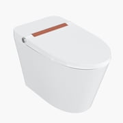 Smart Toilet with Bidet, Auto Open/Close Lid, Heated Seat, Auto & Foot Flush, Warm Wash & Dryer, Night Light, LED Display, ADA Comfort Height, Blackout Flush, Multi-Color Options