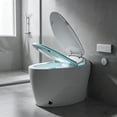 thumbnail image 1 of Smart Toilet, Intelligent Bidet, Auto Open/Close Lid, Heated Seat, LED Display, Warm Air Dryer, Modern Design, Perfect for Luxurious Bathrooms, 1 of 8