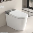 thumbnail image 1 of Smart Toilet, Bidet Toilet with Remote Control, Electric Tankless Toilet with LED Display, Aromatherapy System, Warm Water And Dry, Off Seat and Foot Sensor Flush, White, 1 of 7