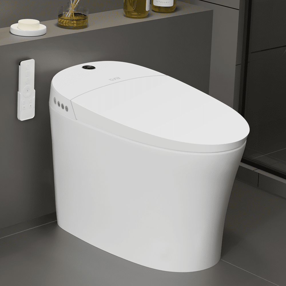 E P L O Smart Toilet: Heated Seat, Bidet with Built-In Booster Pump ...