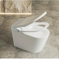 thumbnail image 1 of Smart Toilet with Built-in Heated Seat, Tankless Auto Flush System, Adjustable Temperature Control, Remote Flush Function, LED Display, Elongated Bowl for Modern Bathrooms, 1 of 9