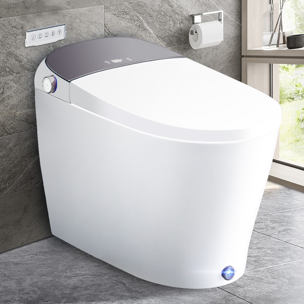 Horow Smart Toilet with Heated Seat, Automatic Power Flush Tankless